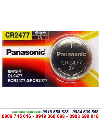 Panasonic CR2477 - Pin 3v lithium Panasonic CR2477 chính hãng Made in Indonesia